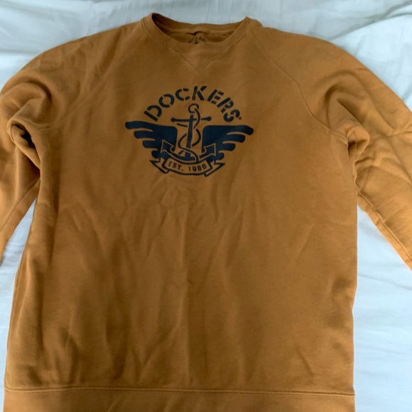 Dockers Men’s mustard sweatshirt - Picture 4 of 6